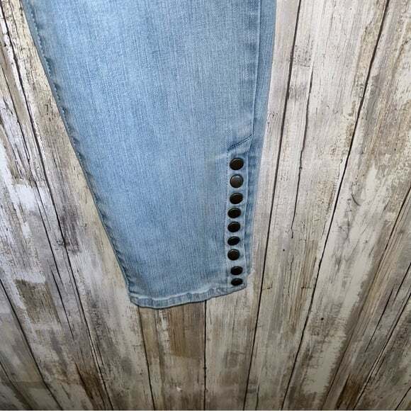 Soft Surroundings Ultimate Soft Pull On Snap Leg Jeans - Picture 4 of 6